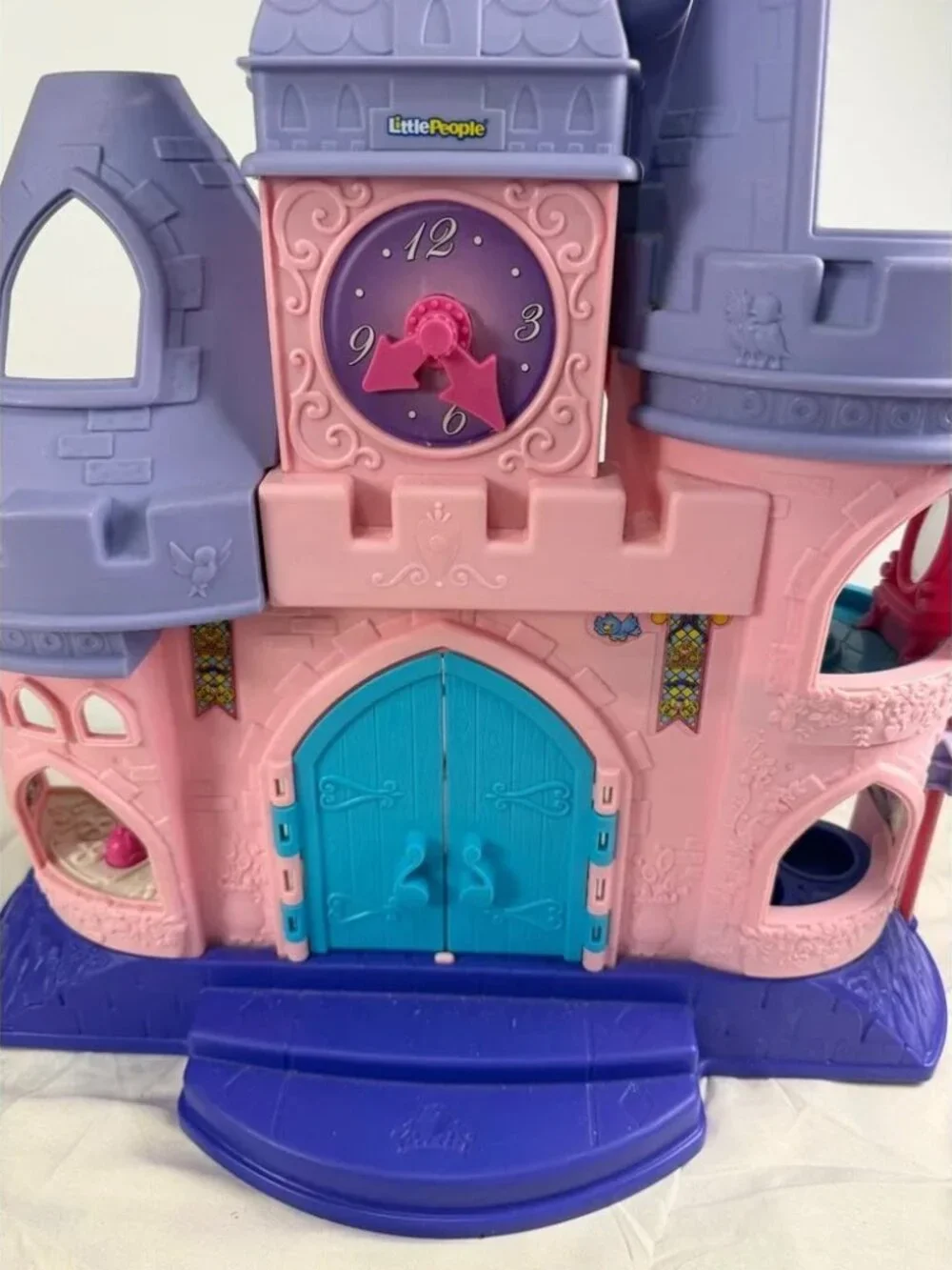 Vintage Fisher Price Little People Disney Princess Songs Palace‎ Musical Castle